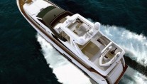 Ferretti 800 Super Yacht - View from the top